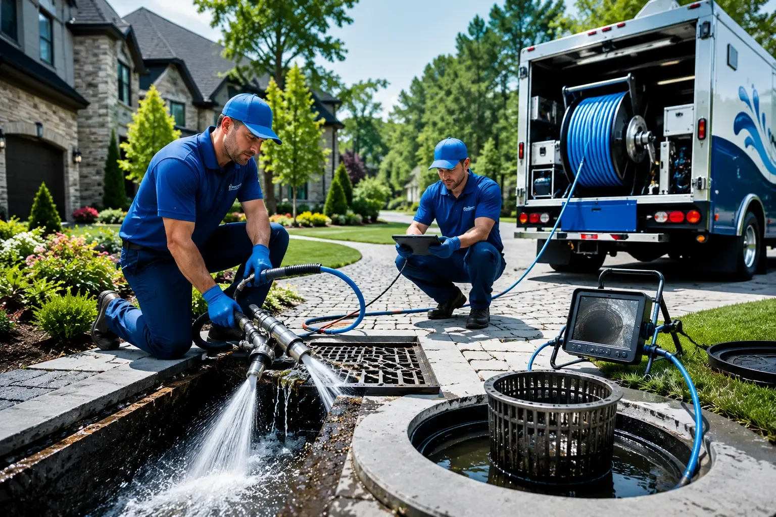Local outdoor drain cleaning professionals in Spivey, KS